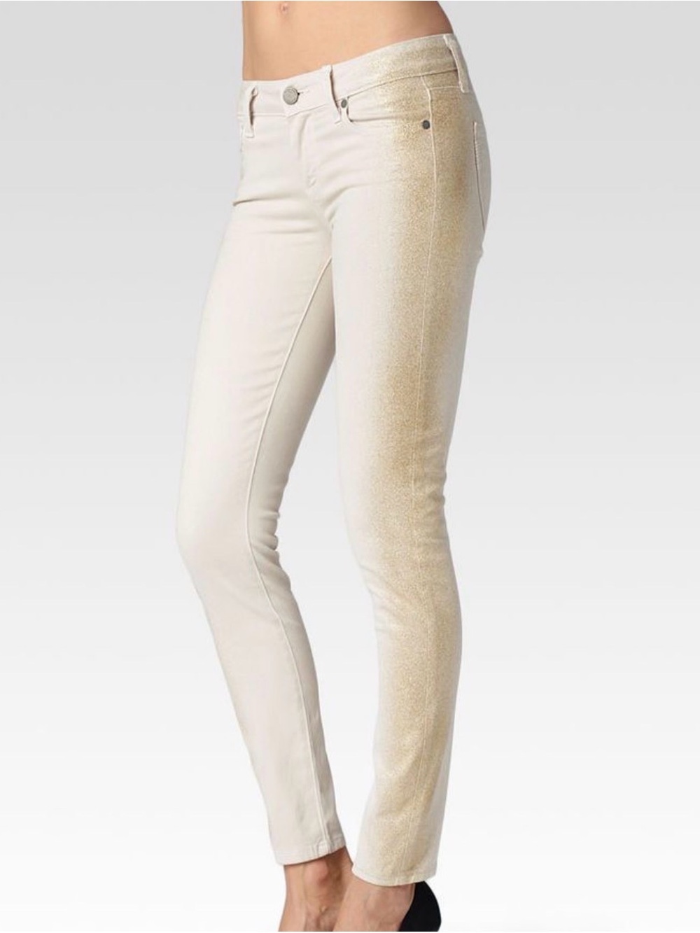 Paige Cream Verdugo Ankle Jeans